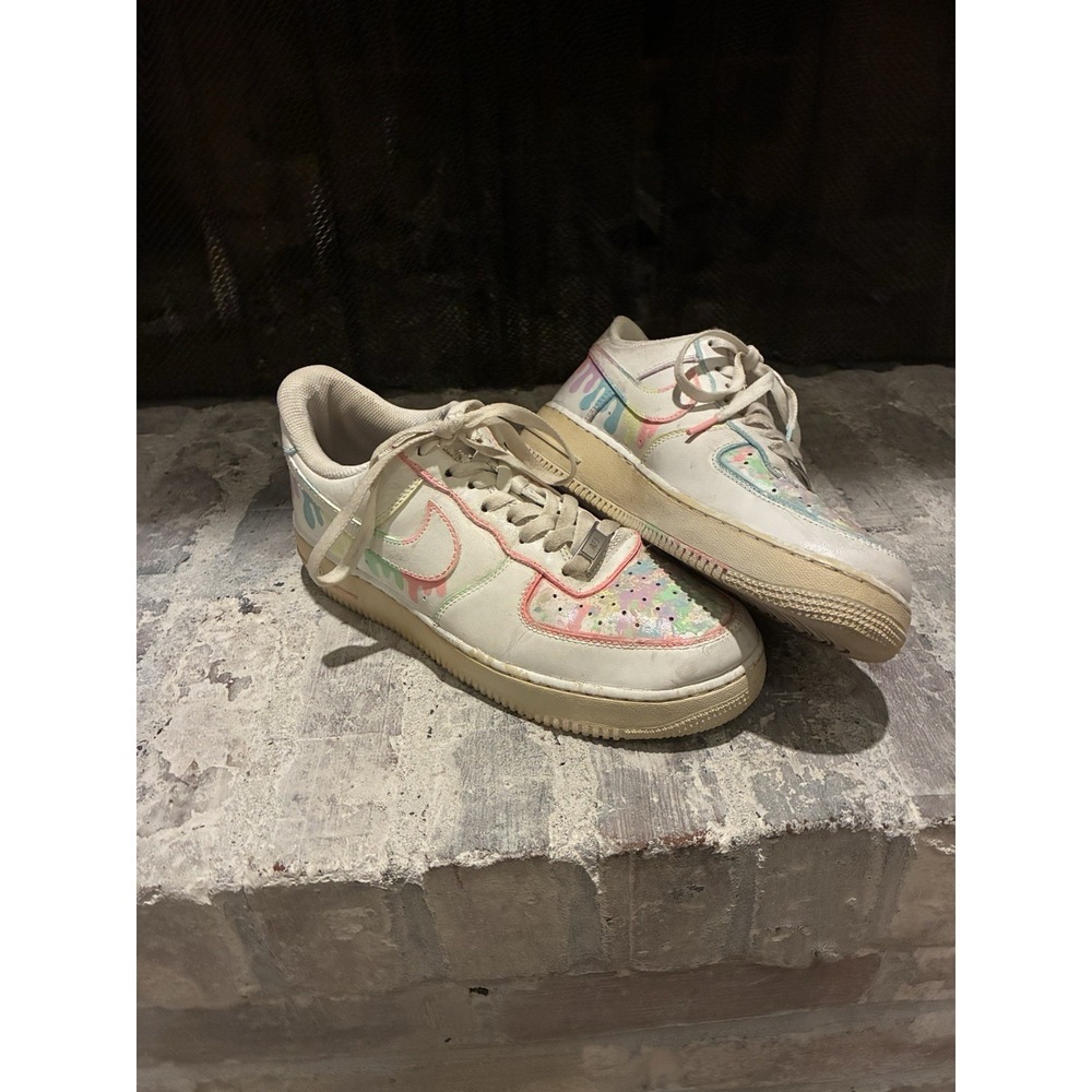 Nike Custom Icecream Hand Painted Air Force 1s GOAT Authentication Men's Size 9